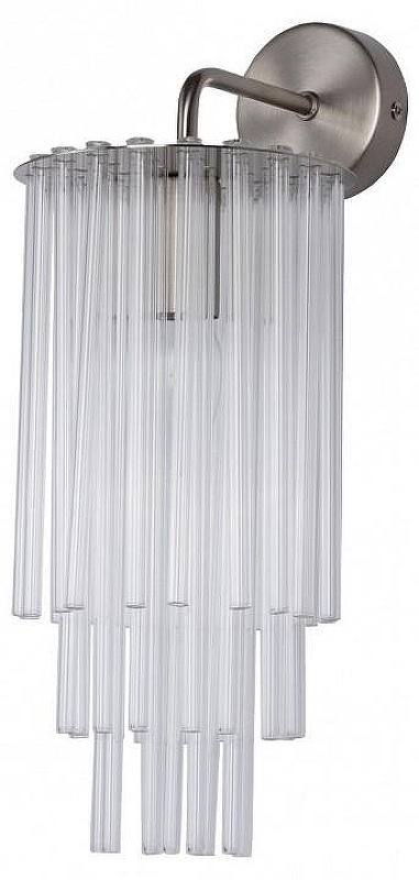 Бра MW-Light Аделард 28 642028301 цвет плафона/подвески Прозрачный, цвет арматуры Никель
