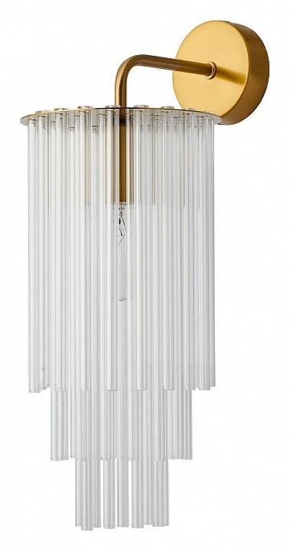 Бра MW-Light Аделард 29 642028401 цвет плафона/подвески Прозрачный, цвет арматуры Латунь