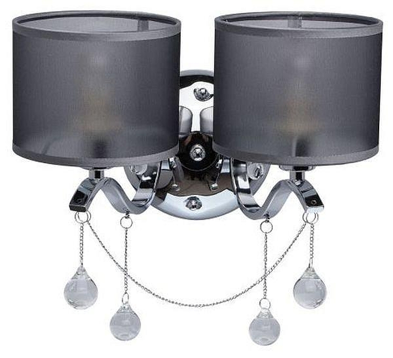 Бра MW-Light Федерика 82 379029302 цвет плафона/подвески Дымчатый, Прозрачный, цвет арматуры Хром
