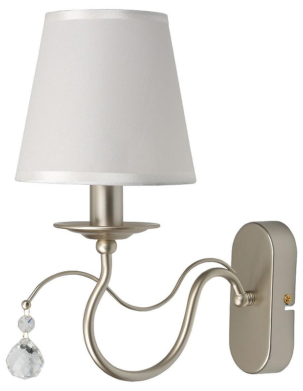 Бра MW-Light Федерика 89 684022901 цвет плафона/подвески Белый, Прозрачный, цвет арматуры Золото