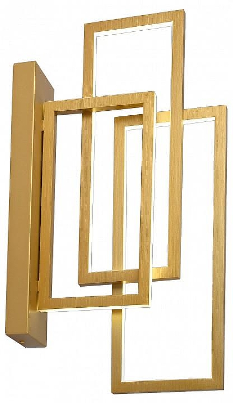 Бра Natali Kovaltseva LED LAMPS 81128 LED LAMPS 81128/1W GOLD цвет плафона/подвески Белый, Золото, цвет арматуры Золото