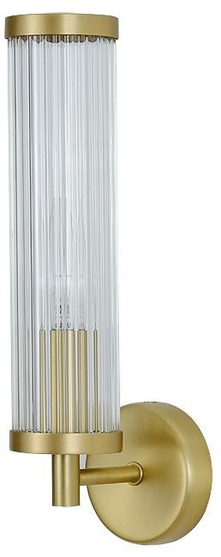Бра Newport 3720 3721/A brass цвет плафона/подвески Прозрачный, цвет арматуры Латунь
