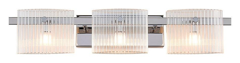Бра Newport 4530 4533/A chrome цвет плафона/подвески Прозрачный, цвет арматуры Хром