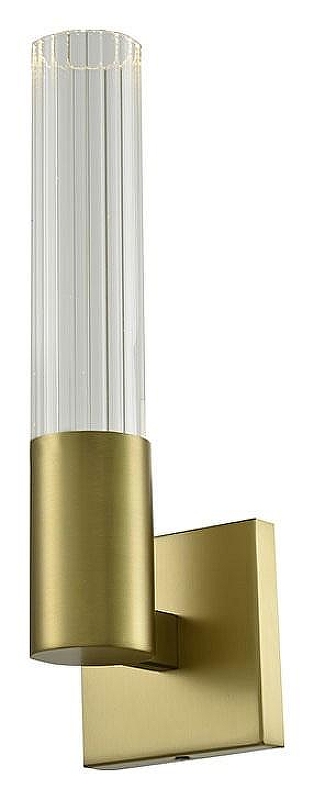 Бра Newport 7270 7271/A brass цвет плафона/подвески Прозрачный, цвет арматуры Латунь