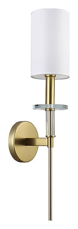 Бра Newport 7320 7321/A brass без абажура цвет Латунь