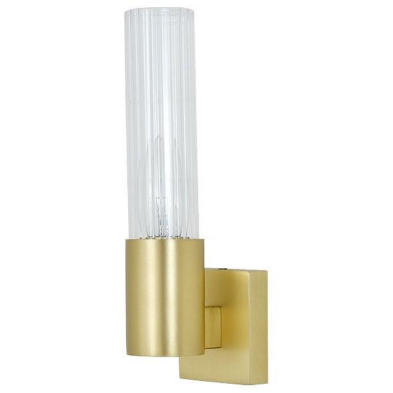 Бра Newport ALICE 7271/A brass new цвет плафона/подвески Прозрачный, цвет арматуры Латунь