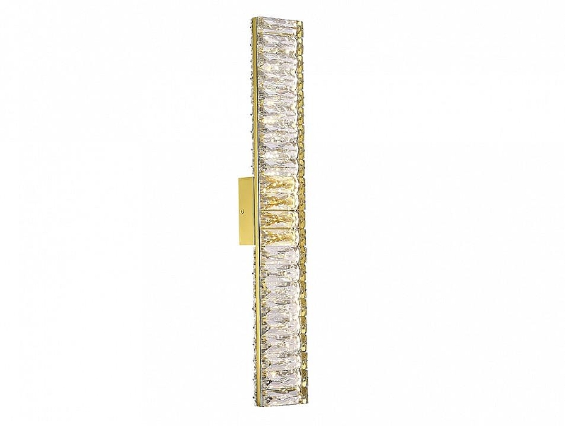 Бра Newport CRYSTAL М0071059 цвет плафона/подвески Золото, Прозрачный, цвет арматуры Золото