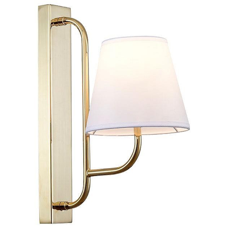 Бра Newport OLGA 4641/A gold цвет плафона/подвески Белый, цвет арматуры Золото
