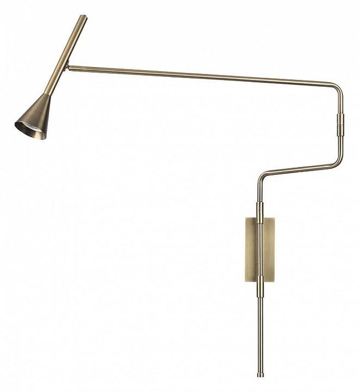 Бра Odeon Light 1zzy 7032/1W цвет плафона/подвески Бронза, цвет арматуры Бронза