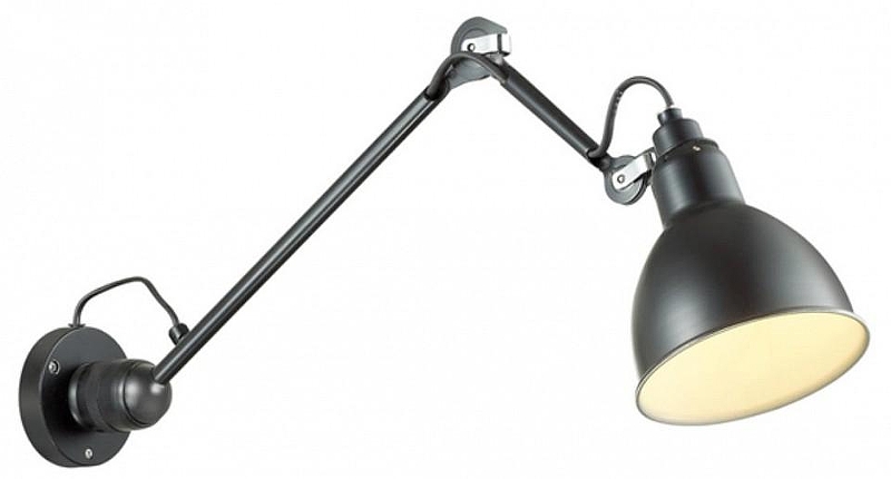 Бра Odeon Light Arta 4125/1WD цвет плафона/подвески Черный, цвет арматуры Черный