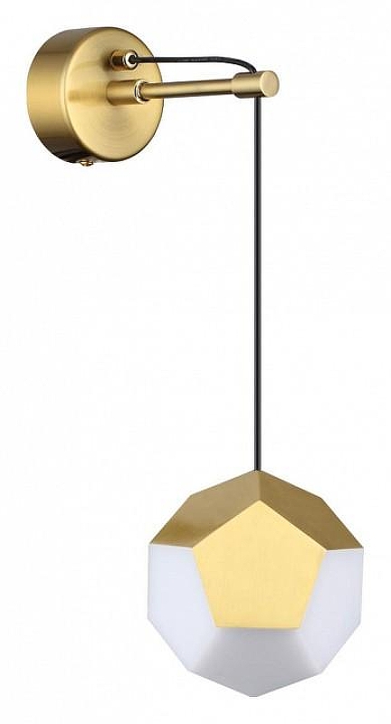 Бра Odeon Light B1ngo 4305/7WL цвет плафона/подвески Белый, Золото, цвет арматуры Золото
