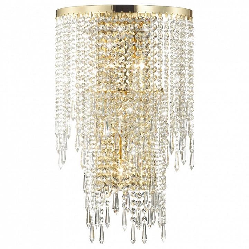 Бра Odeon Light Chokka 5028/3W цвет плафона/подвески Прозрачный, цвет арматуры Золото