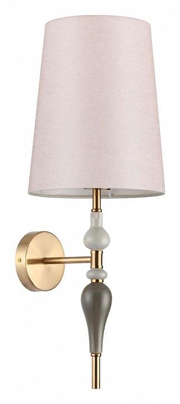 Бра Odeon Light Hom1 5040/1W цвет плафона/подвески Бежевый, цвет арматуры Бронза, Коричневый