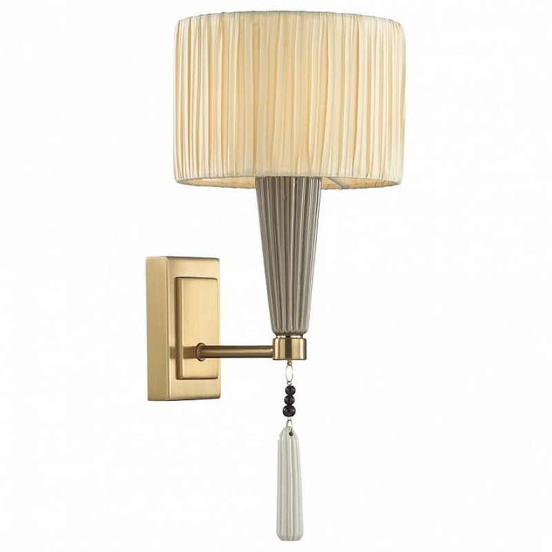 Бра Odeon Light Latte 5403/1W цвет плафона/подвески Белый, цвет арматуры Бронза