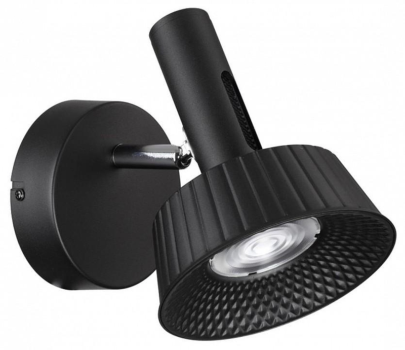 Бра Odeon Light Mal1 6643/7WL цвет плафона/подвески Черный, цвет арматуры Черный