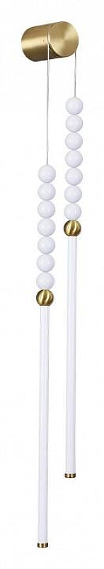 Бра Odeon Light Monella 6639/16WL цвет плафона/подвески Белый, цвет арматуры Бронза