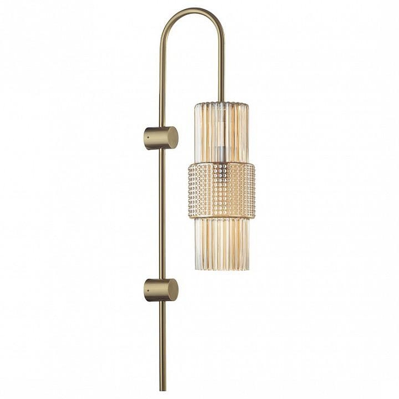 Бра Odeon Light P1mpa 3 5019/1W цвет плафона/подвески Оранжевый, цвет арматуры Бронза