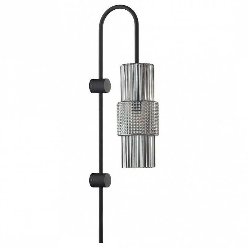 Бра Odeon Light P1mpa 5016/1W цвет плафона/подвески Светло-серый, цвет арматуры Черный