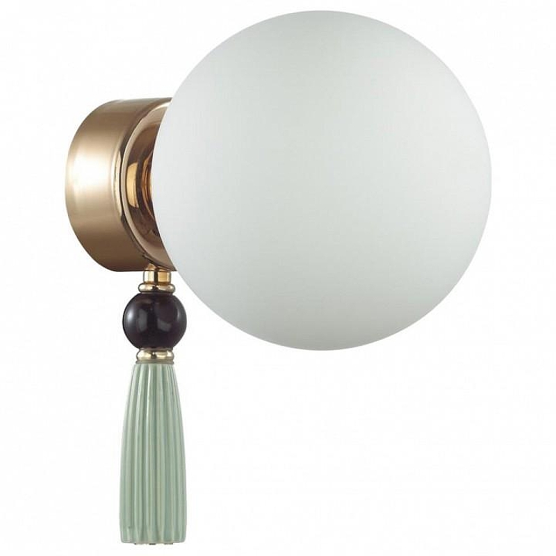 Бра Odeon Light Palle 5405/1W цвет плафона/подвески Белый, цвет арматуры Золото