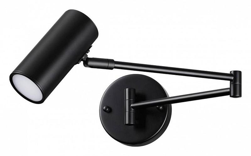 Бра Odeon Light Raz1o 4376/1W цвет плафона/подвески Черный, цвет арматуры Черный