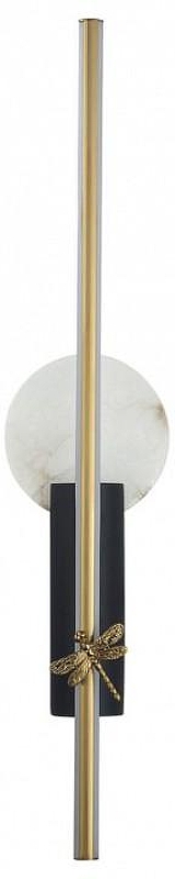 Бра Odeon Light Strekoza 5413/18WL цвет плафона/подвески Белый, Бронза, цвет арматуры Бронза, Черный
