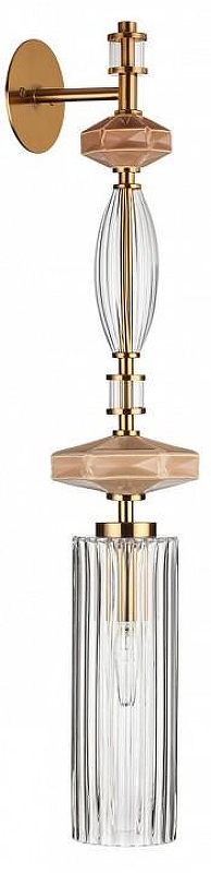 Бра Odeon Light Terra 5414/1WA цвет плафона/подвески Прозрачный, цвет арматуры Бежевый, Бронза, Терракот