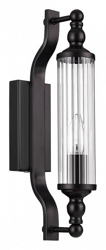 Бра Odeon Light Tolero 4941/1W цвет плафона/подвески Прозрачный, цвет арматуры Черный