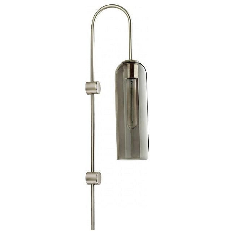 Бра Odeon Light Vost1 4805/1W цвет плафона/подвески Светло-серый, цвет арматуры Никель