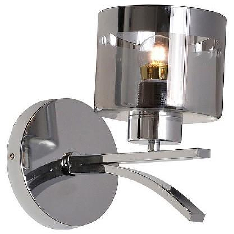 Бра Omnilux Alassio OML-55801-01 цвет плафона/подвески Серый, цвет арматуры Хром