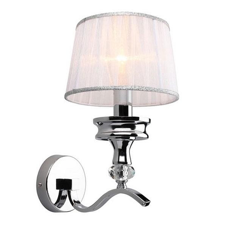 Бра Omnilux Arosio OML-88401-01 цвет плафона/подвески Белый, цвет арматуры Хром