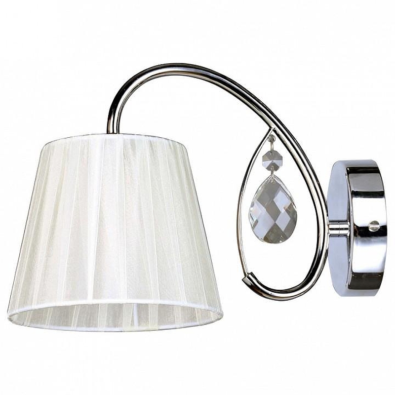 Бра Omnilux Cardillo OML-56601-01 цвет плафона/подвески Белый, цвет арматуры Хром