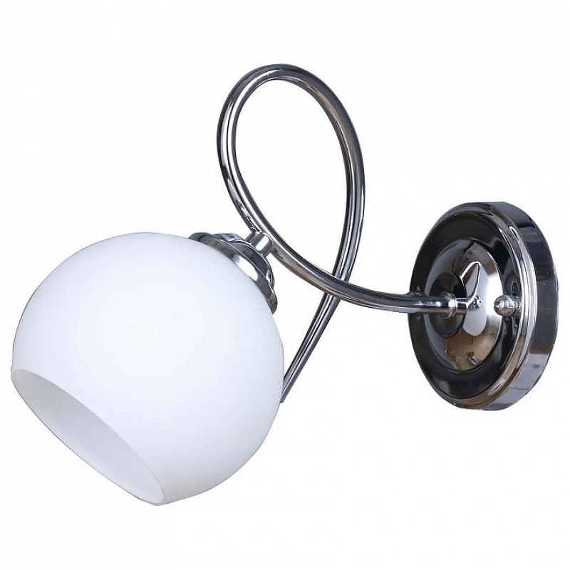 Бра Omnilux Casoria OML-25101-01 цвет плафона/подвески Белый, цвет арматуры Хром