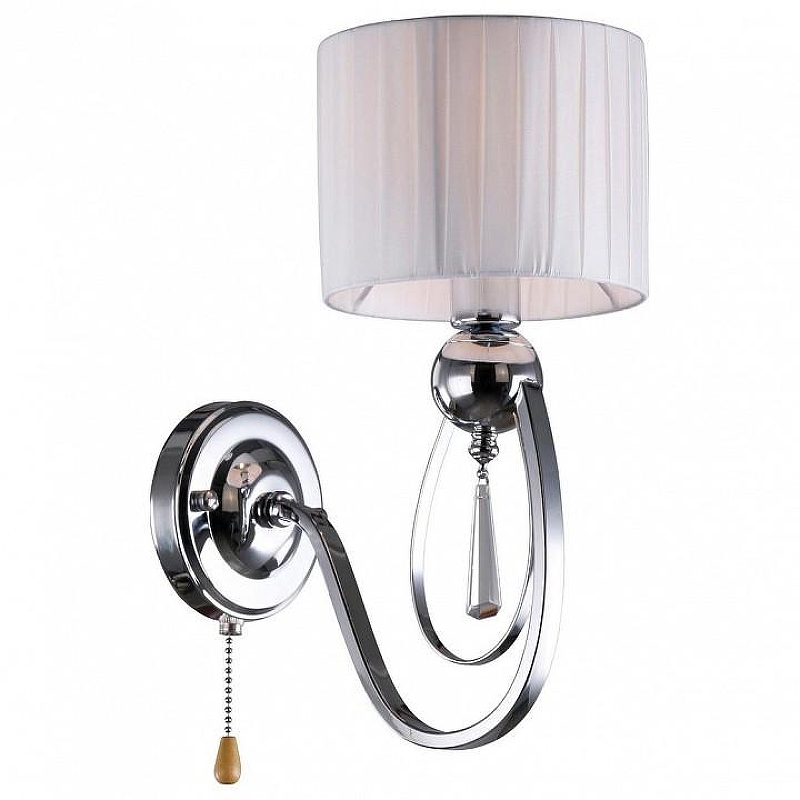 Бра Omnilux Mellitto OML-63801-01 цвет плафона/подвески Прозрачный, Серебро, цвет арматуры Хром