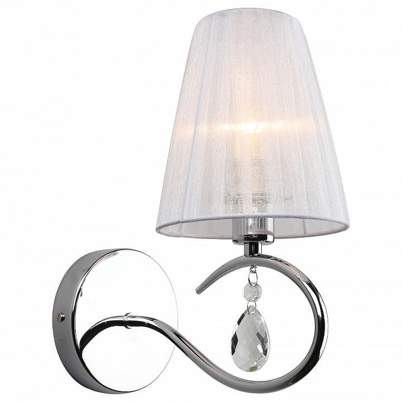 Бра Omnilux Molinella OML-56201-01 цвет плафона/подвески Белый, цвет арматуры Хром