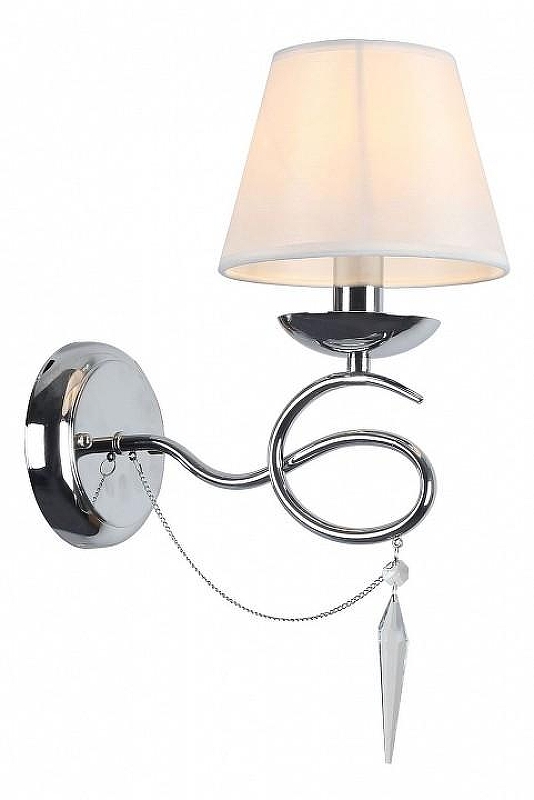 Бра Omnilux Padru OML-53301-01 цвет плафона/подвески Белый, Прозрачный, цвет арматуры Хром