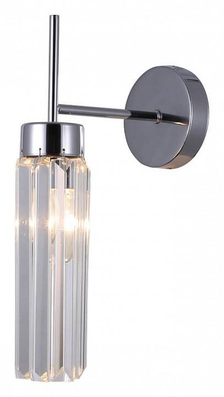 Бра Omnilux Panvenan OML-68501-01 цвет плафона/подвески Прозрачный, цвет арматуры Хром