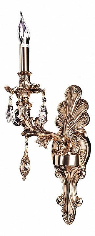 Бра Omnilux Senis OML-74701-01 цвет плафона/подвески Прозрачный, цвет арматуры Золото