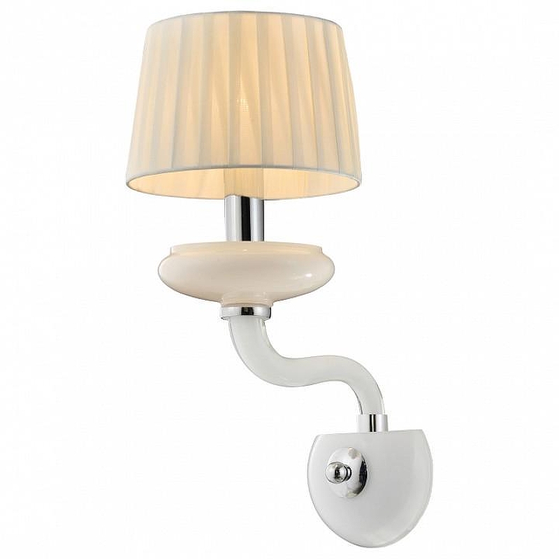 Бра Omnilux Stella OML-86001-01 цвет плафона/подвески Белый, цвет арматуры Белый, Хром