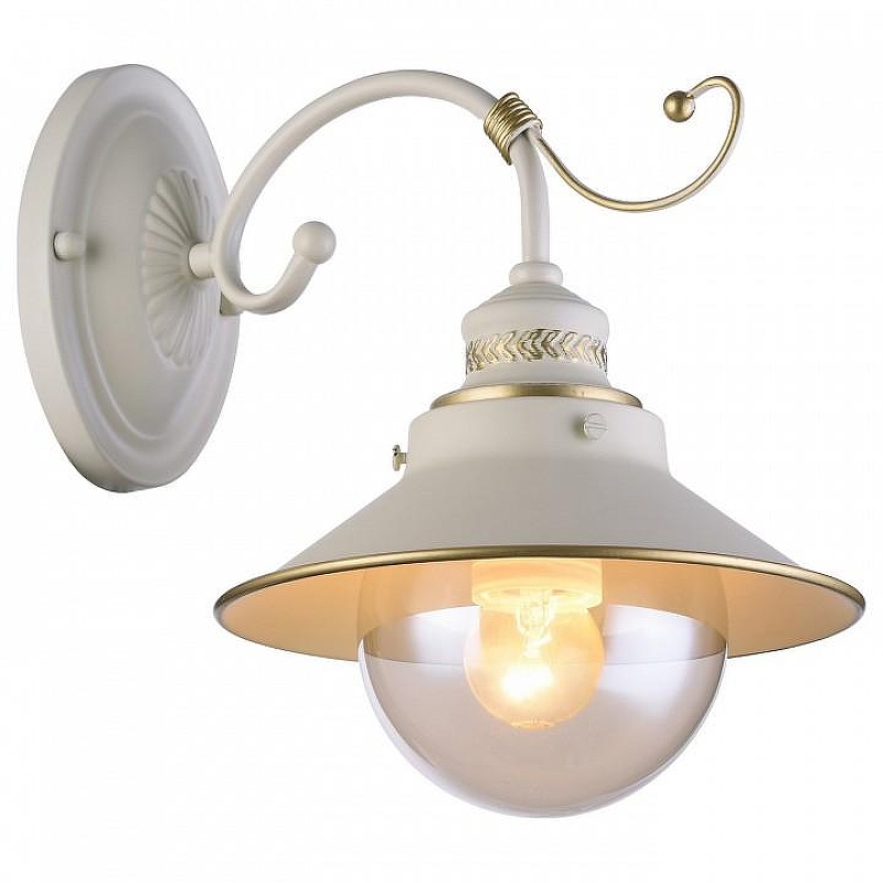 Бра Omnilux Torri OML-50801-01 цвет плафона/подвески Белый, Золото, цвет арматуры Белый