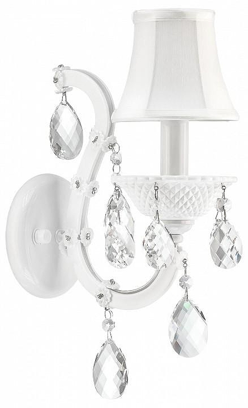 Бра Osgona Princia 726611 цвет плафона/подвески Белый, Прозрачный, цвет арматуры Белый