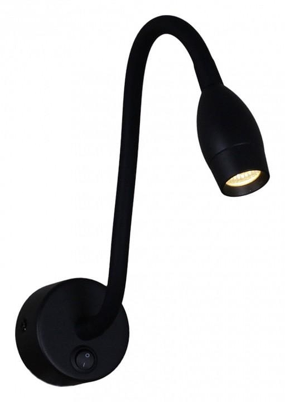 Бра Reluce Technical 86200 86200-9.2-001MN LED3W BK цвет плафона/подвески Черный, цвет арматуры Черный