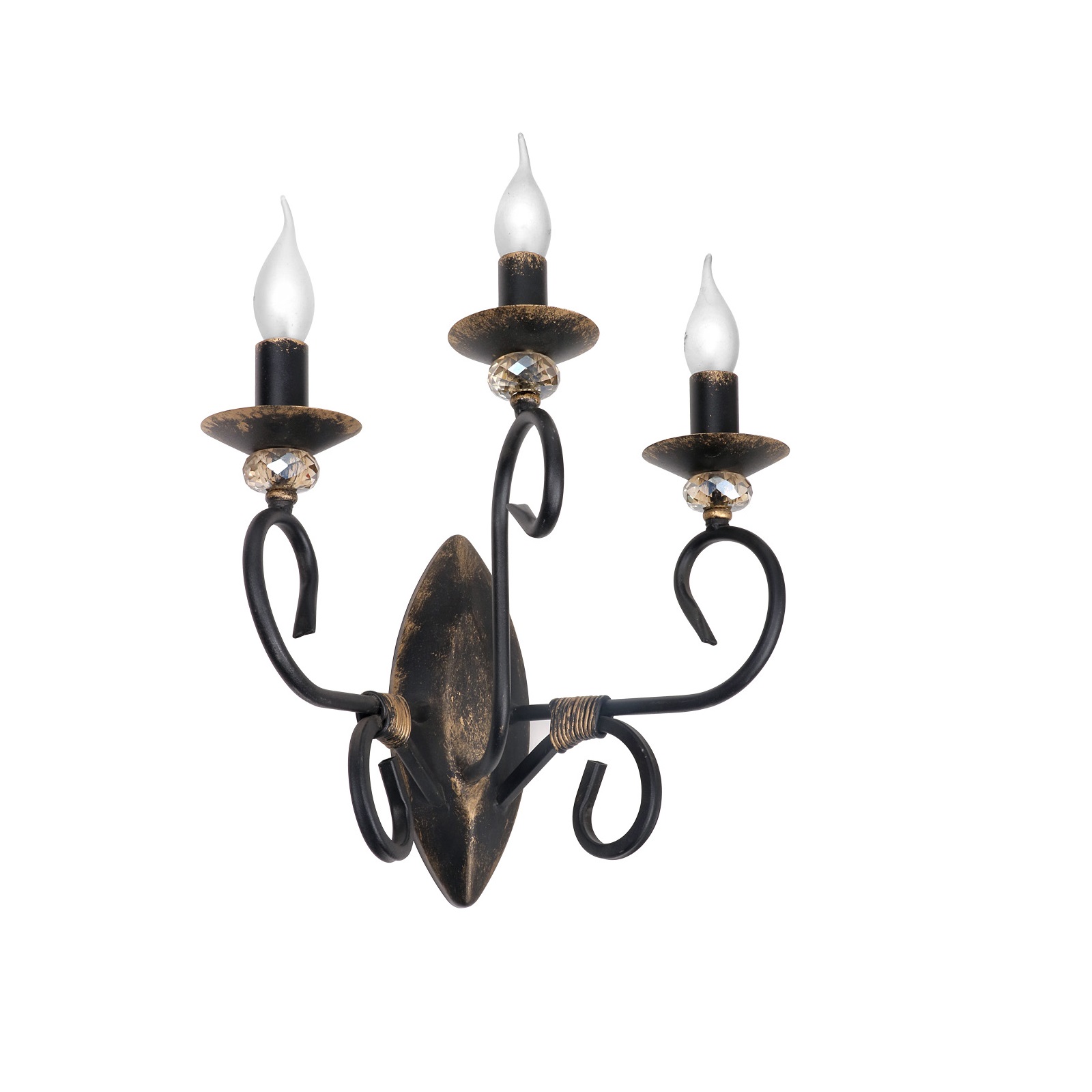 Бра Розаnoff rs110/3a 3xe14 60вт 30x30x17
