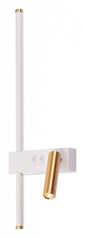 Бра с подсветкой Ambrella Light FL FL5207 цвет плафона/подвески Белый, Золото, цвет арматуры Белый