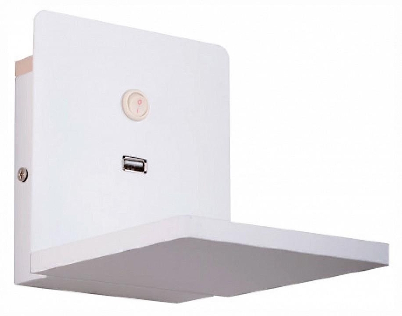 Бра с полкой Lightstar Muro 808516 цвет Белый
