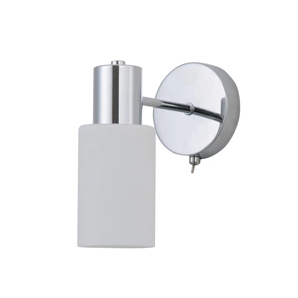 Бра Schaffner Ovest E14 40 Вт 220 В хром IP20 (74535-1W Chrome)
