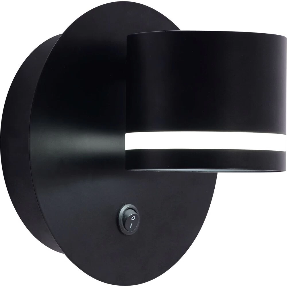 Бра Schaffner Versi GX53 15 Вт 220 В черное IP20 (4455-1W BK)