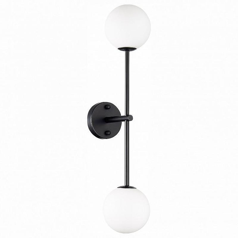 Бра ST-Luce Ch1et1 SL1506.401.02 цвет плафона/подвески Белый, цвет арматуры Черный