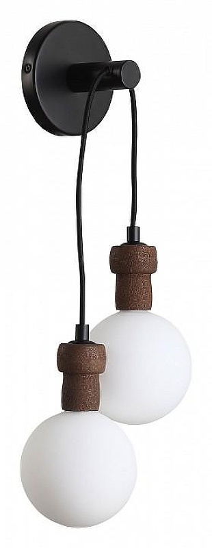 Бра ST-Luce Cork SL6226.411.02 цвет плафона/подвески Белый, цвет арматуры Черный