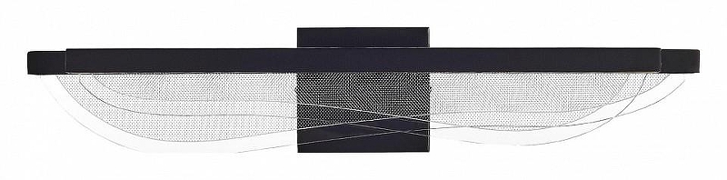 Бра ST-Luce Fesale SL6509.401.01 цвет плафона/подвески Прозрачный, цвет арматуры Черный