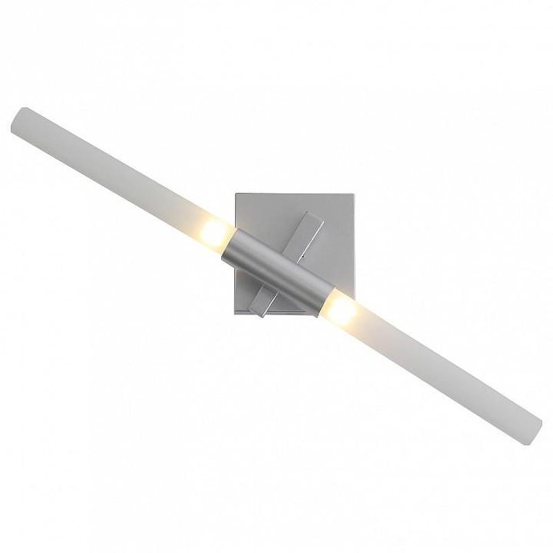 Бра ST-Luce LACON1C1TA SL947.101.02 цвет плафона/подвески Белый, цвет арматуры Серебро